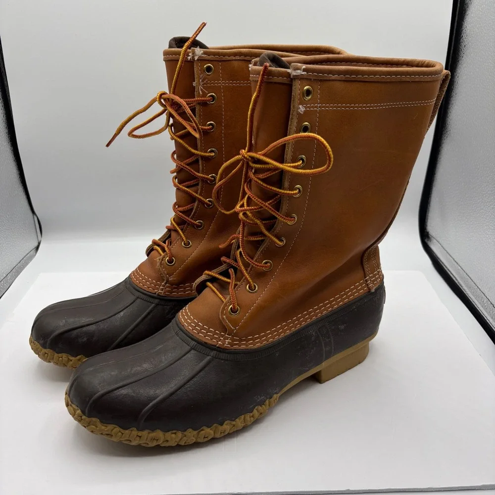 L.L. Bean Bean Boots Mens Size 10 Goretex Waterproof Hunting Outdoor Made USA
